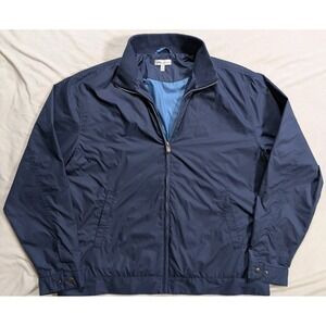 Peter Millar Jacket Blue Mens XL Hartford Full Zip Crown Golf Performance